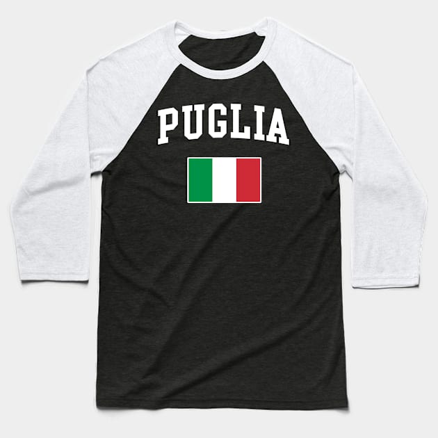 Puglia Italy Flag Italian Italia Family Gift Baseball T-Shirt by E